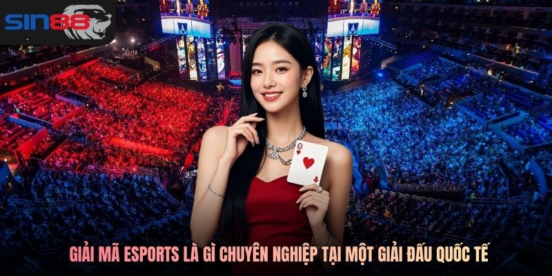 Giải mã Esports là gì chuyên nghiệp tại một giải đấu quốc tế